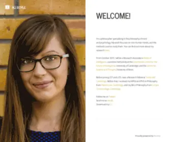 Aliboyle.com(Ali Boyle) Screenshot