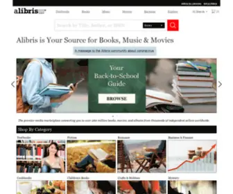 Alibres.com(Buy new and used books) Screenshot