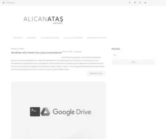Alicanatas.com(Alican Ataş) Screenshot