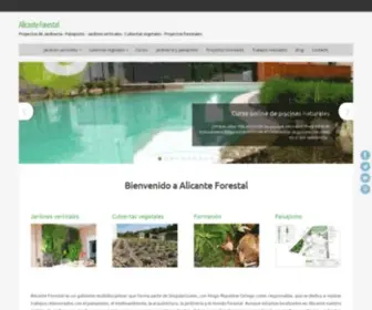 Alicanteforestal.es(Alicante Forestal) Screenshot