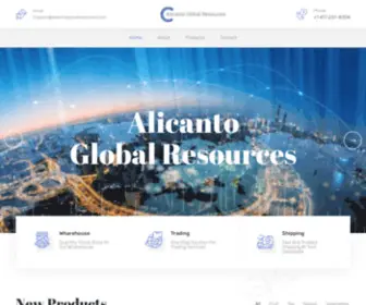 AlicantoGlobalresources.com(Alicanto Global Resources) Screenshot