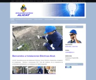 Alicat.cl(Cel:, Instalaciones Eléctricas, Cercos Eléctricos, Mantenciones) Screenshot