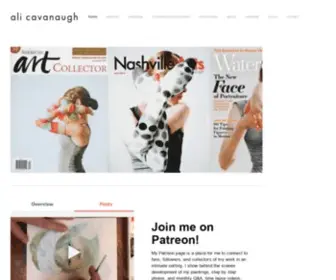 Alicavanaugh.com(Ali Cavanaugh) Screenshot