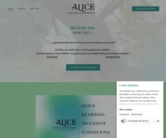 Alice-Coaching.at(ALICE Coaching & Supervision e.U) Screenshot
