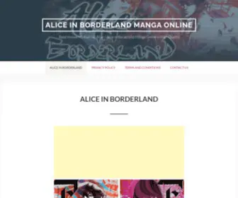 Alice-IN-Borderland.com(Alice in Borderland Manga Online) Screenshot