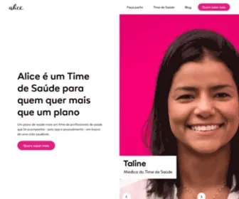 Alice.com.br(Plano) Screenshot