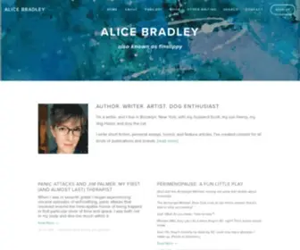 Alicebradley.net(Alice Bradley) Screenshot