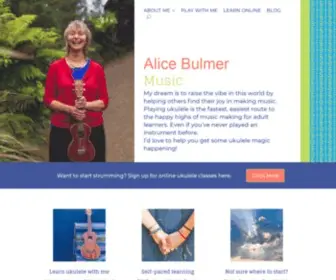 Alicebulmermusic.com(Alice Bulmer Music Teacher Hamilton) Screenshot