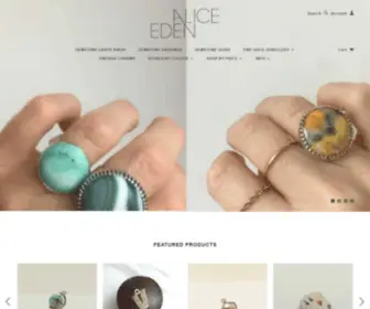 Aliceeden.co.uk(Personalised & Handmade Jewellery in Brighton) Screenshot