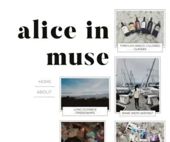 Aliceinmuse.com(Alice in muse) Screenshot