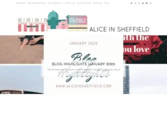 Aliceinsheffield.com(Alice In Sheffield) Screenshot