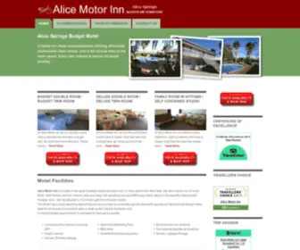 Alicemotorinn.com.au(Alice Motor Inn Accommodation Alice Springs) Screenshot