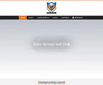 Alicespringsgolfclub.com.au(Alice Springs Golf Club) Screenshot