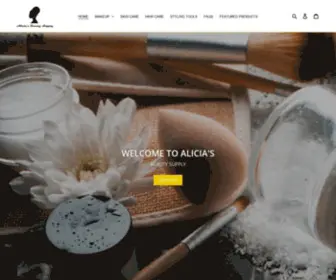 Aliciabeautysupply.com(Alicia&#039;s Beauty Supply) Screenshot