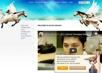 Aliciagame.com(Alicia Online) Screenshot
