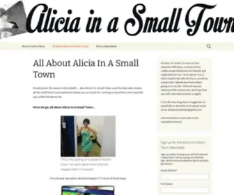 Aliciainasmalltown.com(Alicia In A Small Town) Screenshot