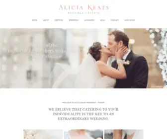 Aliciakeats.com(Alicia Keats Weddings & Events) Screenshot