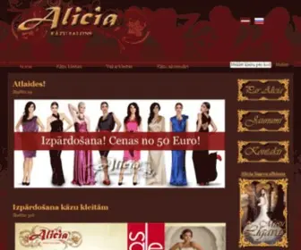 Alicia.lv(Kāzu salons Alicia) Screenshot