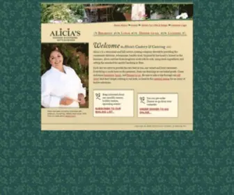 Aliciasinc.com(Alicia's Cookery & Catering Inc) Screenshot