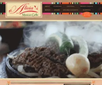 Aliciasmexicangrille.com(Alicia's Mexican Grille) Screenshot