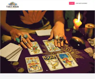 Aliciatarotyvidencia.com.ar(Tarot, Videncia Natural, Amarres, Amor, Uniones, Limpieza) Screenshot