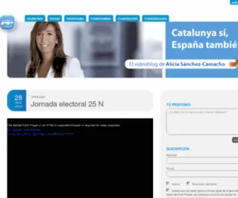 Aliciavideoblog.com(Alícia Sánchez) Screenshot