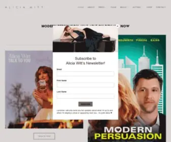 Aliciawittmusic.com(Alicia Witt) Screenshot
