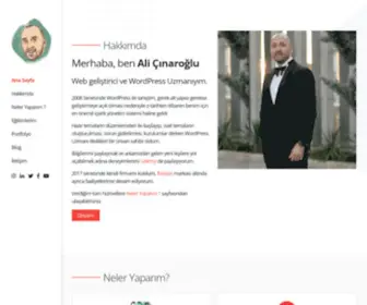 Alicinaroglu.com(Ali Çınaroğlu) Screenshot