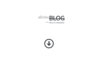 Alicino.org(Un blog molto minimal) Screenshot