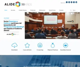 Alide.org.pe(Home) Screenshot