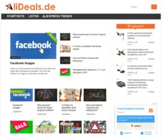 Alideals.de(Ihre Website rund um Bestellungen in China) Screenshot