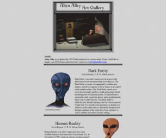 Alienalley.com(ALIEN ALLEY) Screenshot