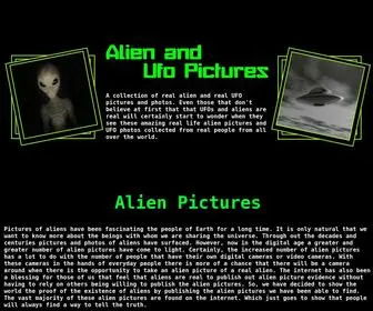 Alienandufopictures.com(Alien and UFO Pictures) Screenshot