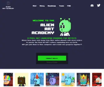 Alienartacademy.io(Alien Art Academy) Screenshot