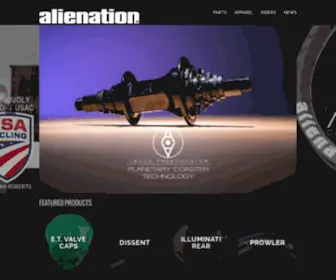 Alienationbmx.com(Alienation BMX) Screenshot