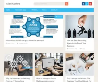 Aliencoders.org(Alien Coders) Screenshot