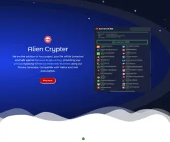 Aliencrypter.net(The best solution against crackers) Screenshot