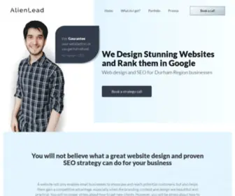 Alienlead.com(Website Design and SEO Company) Screenshot