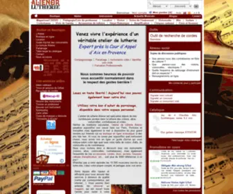 Alienorlutherie.com(AliÃ©nor Lutherie ) Screenshot