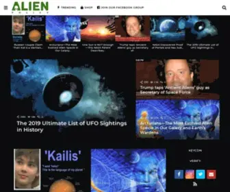 Alienpolicy.com(UFO Sightings & Alien News) Screenshot