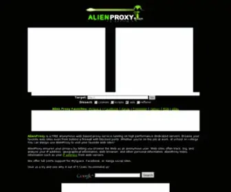 Alienproxy.com(alienproxy) Screenshot