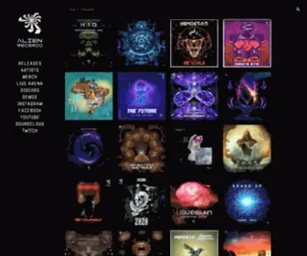 Alienrec.com(Alien Records Releases List) Screenshot