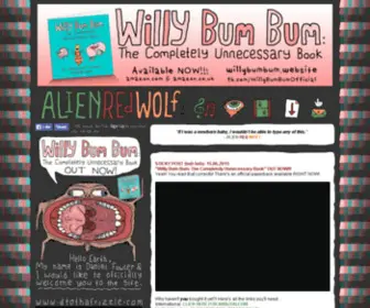 Alienredwolf.com(Visit my site or I'll eat your family) Screenshot