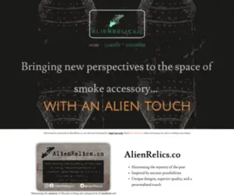 Alienrelics.co(Main Page) Screenshot