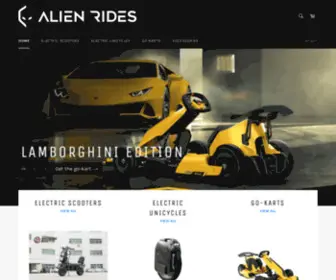 Alienrides.com(Alien Rides provides the best scooters) Screenshot