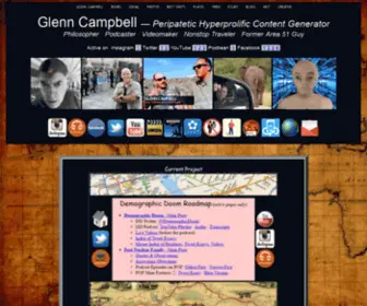 Aliensonearth.com(Glenn Campbell's) Screenshot