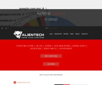 Alientech.com(Web analytics) Screenshot