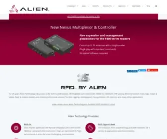 Alientechnology.com(Alien Technology) Screenshot