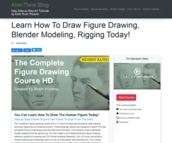 Alienthink.com(Learn How To Draw Figure Drawing) Screenshot
