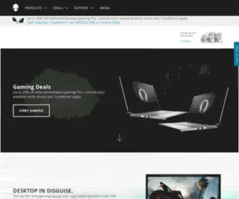 Alienware.com.au(Alienware Gaming PCs) Screenshot
